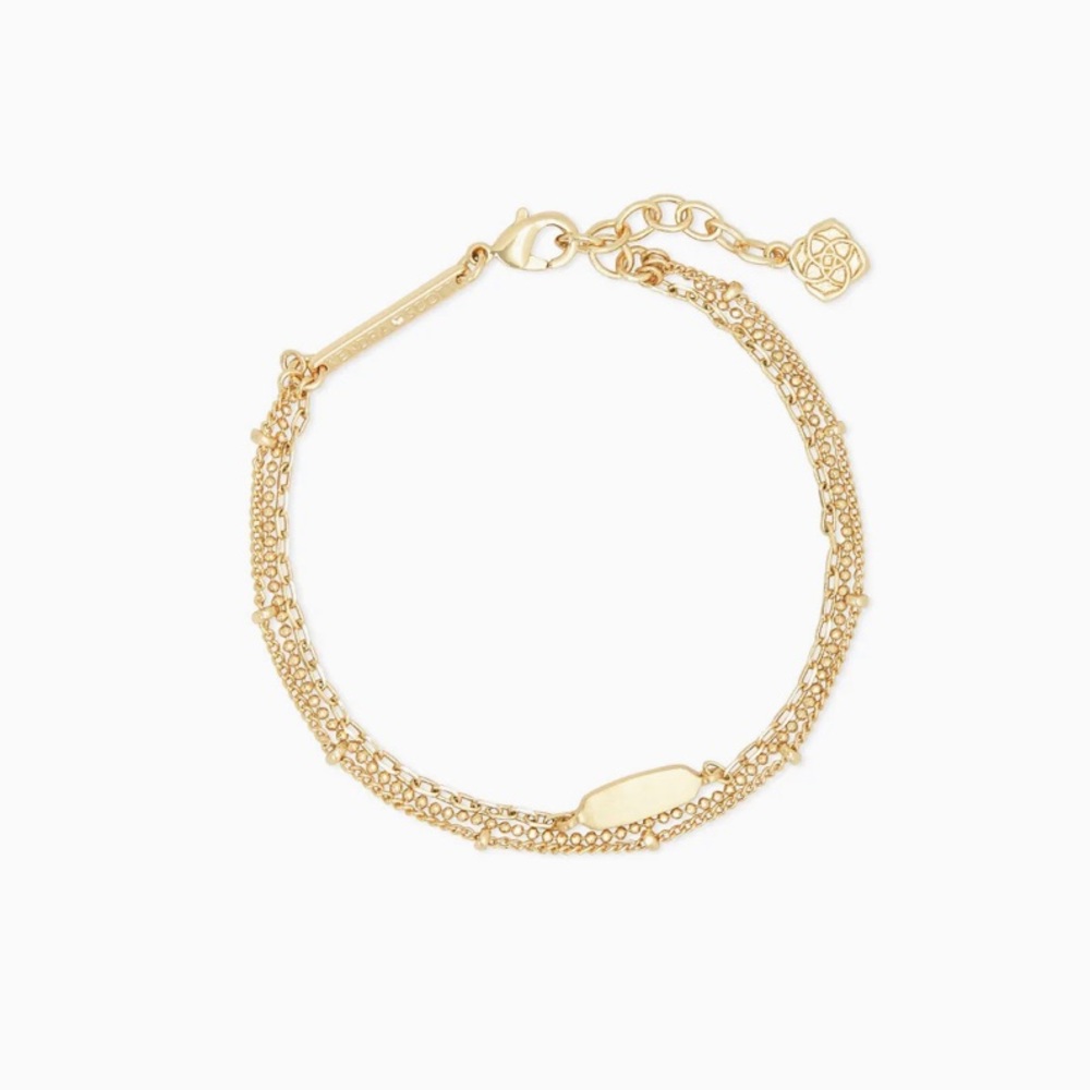 Kendra Scott Fern Multi Strand Bracelet In Gold